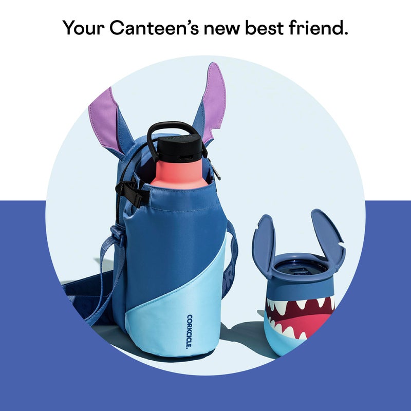 Corkcicle x Disney Stitch Crossbody Water Bottle Sling Bag  Fits 16 oz to 40 oz Tumbler - Water Bottle Holder with Strap and Padded Interior Securely Holds Bottle  Cards  Phone  Keys  and More - Image 5